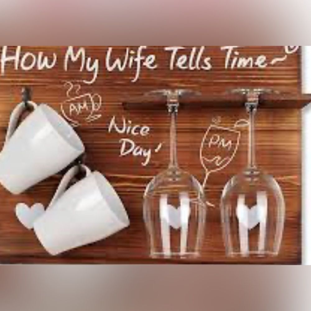 BAR wall decor. Great gift for the wife.  See all photos!